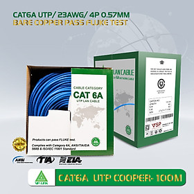 Mua Cáp mạng VP-Link Cat 6A UTP (100m/305m) Lõi Chữ Thập  Dây Cáp Xanh - Hàng Chính Hãng