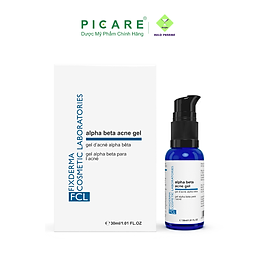 Gel Giúp Giảm Mụn, Điều Tiết Bã Nhờn FCL Alpha - Beta Acne Gel 30ml