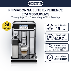 Mua  Hàng chính hãng  Máy pha cà phê tự động DeLonghi PrimaDonna Elite Experience ECAM650.85.MS