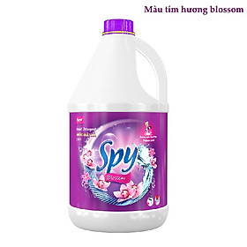 Nước giặt xả Spy Plus hương hoa Pháp 2 in 1 dung tích 4.5L - 3 mùi hương ( xanh, hồng, tím )