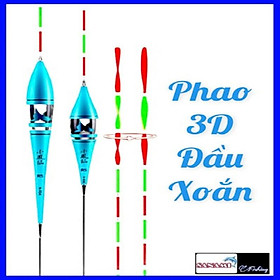 Phao Câu Đài Nano Shark Tăm Phao 3D Đầu Xoắn Truyền Tín Hiệu Siêu Nhạy Cao Cấp - SANAMI FISHING PC-20
