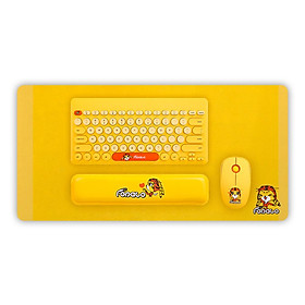 Bộ bàn phím chuột màng không dây FUDE LK586 78 Bộ kết hợp chuột bàn phím 1600 DPI 2.4G dành cho máy tính xách tay Mac Windows