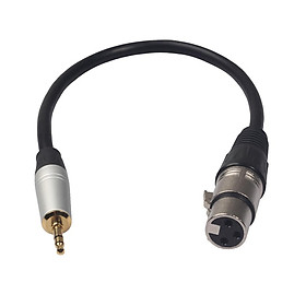 1/8''  to XLR Fe Adapter Cable 3.5mm   Stereo