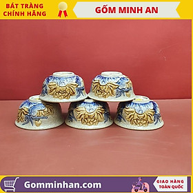 Mua Bát Cơm Thờ Bát Thờ Sứ Men Rạn Đắp Nổi Cao Cấp-Nghệ Nhân Phạm Đạt- Gốm Minh An