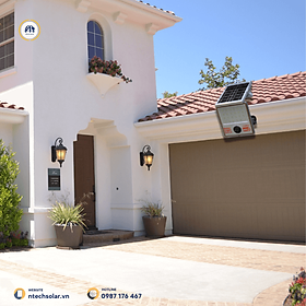 Đèn năng lượng mặt trời cảm biến chống trộm 100w Jindian JD-N100