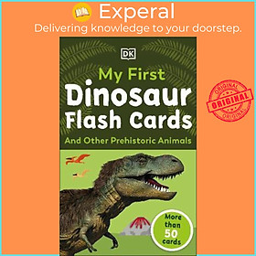 Sách - My First Dinosaur Flash Cards by DK (UK edition, paperback)