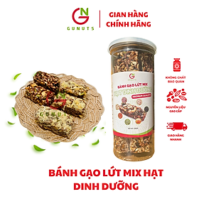 Thanh Gạo Lứt Ngũ Cốc - Bánh Gạo Lứt Ăn Kiêng Gunuts Vị Rong Biển