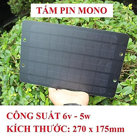 Tấm pin MONO năng lượng mặt trời 6v-5w