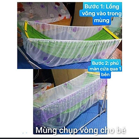 Mua Mùng chụp lên võng xếp  võng lưới chống côn trùng  chống muỗi cho bé