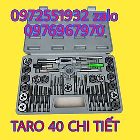 Bộ taro tạo ren 40 chi tiết thép hợp kim cao cấp