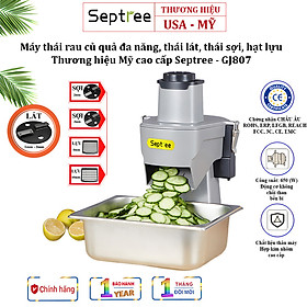 Mua Máy thái rau củ quả đa năng  thái lát  thái sợi  thái hạt lựu Thương hiệu Mỹ cao cấp Septree GJ817  850W - Hàng Nhập Khẩu (Bảo Hành 12 Tháng)