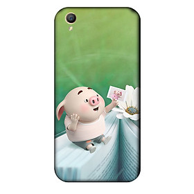 Ốp lưng nhựa cứng nhám dành cho Oppo Neo 9 A37 in hình Heo Ngắm Ảnh