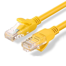 Cáp mạng internet/mạng LAN Cat 6E 50m 2 đầu bấm sẵn vàng 