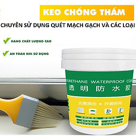 Keo dán trong suốt sửa chữa vết nứt trên bề mặt , mạch gạch chống thấm nước Redkeev kèm cọ cao câp