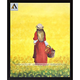 Mua Tranh cô gái nhỏ 01 40x50 (G2)