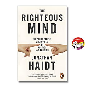 Sách - The Righteous Mind by Jonathan Haidt | Nonfiction Psychology, Politics / Ngoại văn Nhập khẩu