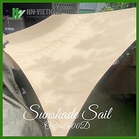 Mua ⌈2MX3M⌋ Bạt che mưa nắng bằng Polyester 600D chống thấm hình chữ nhật che sân vườn  khu vui chơi ngoài trời