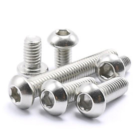 Mua 50 con Ốc vít M3 đầu nấm lỗ lục giác bằng thép không gỉ inox 304/316 - tặng kèm lục lăng