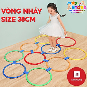 Set Đồ Chơi 10 Vòng Nhảy Tròn 38cm vui nhộn cho bé