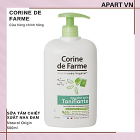 Sữa tắm dưỡng da Corine de Farme tinh chất Nha đam 750ML