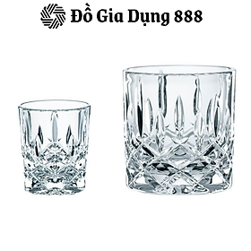 Set 12 Cốc Pha Lê NACHTMANN NOBLESSE, 6 Cốc 245ml và 6 Cốc 55ml, Nhập Đức