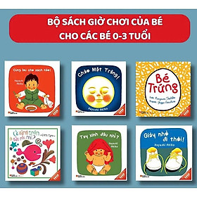Sách Ehon Nhật bản dành cho bé 0 - 3 tuổi Ehon bé ngoan (Bộ 6 cuốn)