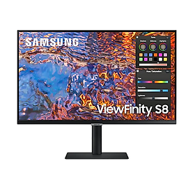 Màn hình máy tính Samsung ViewFinity S8 UHD LS27B800PXEXXV ( 27 inch ( 3,840 x 2,160 ) IPS / 60Hz / 5ms / Display Port / HDMI / USB Hub / USB - C Charging 90W    ) - Hàng Chính Hãng
