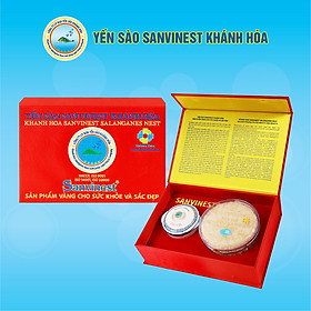 Hộp quà tặng Yến sào Sanvinest Khánh Hòa chính hiệu tinh chế 100g - Q510