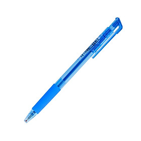 Bút Bi Dầu Đầu Bấm 0.7mm - M&G ABPY0802A - Mực Xanh - Thân Màu Xanh Trong