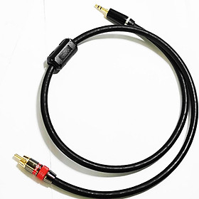 Mua Dây 3.5 ra dành cho Coxial điện thoại cắm Sub chống nhiễu dài 0.8m