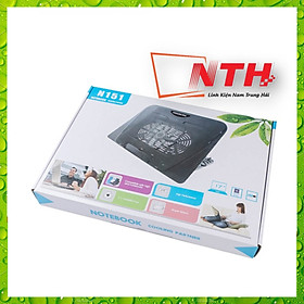 Mua Đế tản nhiệt N151 1 Fan lớn mạnh êm  làm mát cho máy tính