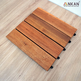 Mua Vỉ Gỗ Lót Sàn Ban Công Cao Cấp 4 Nan – Chống Thấm  Bền Bỉ  Màu Vàng Sang Trọng