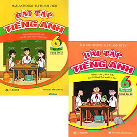 Combo 2 Cuốn Bài Tập Tiếng Anh Lớp 6 Tập 1 + Tập 2 (Không Đáp Án) - Chương Trình Mới