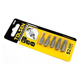 Bộ 5 đầu vít dẹp tolsen 20285 - hàng chính hãng