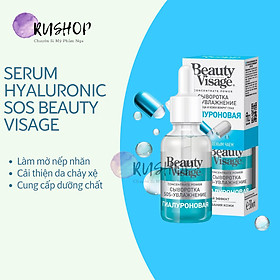 Serum Hyaluronic SOS Beauty Visage cấp ẩm sâu, sáng da, chống lão hóa 30ml