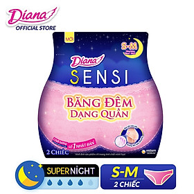 Băng vệ sinh Diana Sensi ban đêm dạng quần size S-M