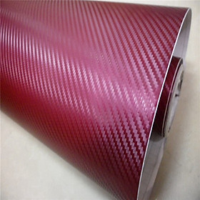 Miếng Dán Vinyl 3D Sợi Cacbon Cho Xe Laptop