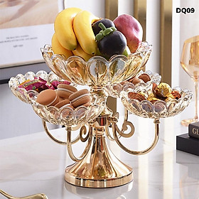 Mua Đĩa quả tầng trang trí Sang Trọng Tân cổ điển DQ09