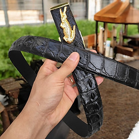 Thắt Lưng Cá Sấu Liền 4cm 
