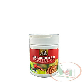 Thức Ăn Cá Sunsun Small Tropical Fish Food Đạm Tăng Trưởng