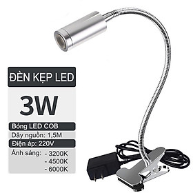 Mua Đèn đọc sách kẹp đầu giường Led 3W  Loại ánh sáng chiếu rọi  Nguồn USB 5V