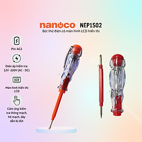 Bút Thử Điện Nanoco NEP1201 1202 1501 1502 - Hàng Chính Hãng
