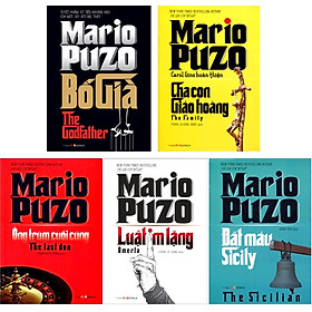 Bộ 5 tác phẩm của Mario Puzo về thế giới ngầm - Luật im lặng, Đất máu Sicily, Cha con giáo hoàng, Ông trùm cuối cùng, Bố già