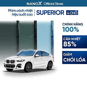 Phim cách nhiệt ô tô 4 chỗ gói phổ thông NanoX