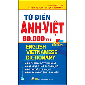 Hình ảnh Từ Điển Anh - Việt 80.000 Từ (Tái Bản)