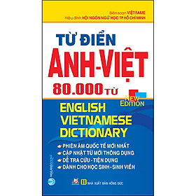 Từ Điển Anh - Việt 80.000 Từ (Tái Bản)