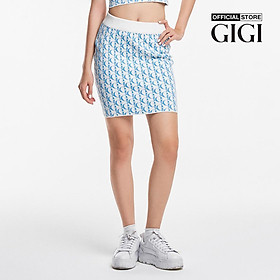 GIGI - Chân váy bút chì mini lưng thun phối logo thời trang G3301K231705