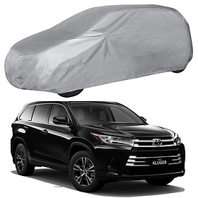 Bạt Phủ xe Ô Tô Toyota Highlander , Bạt Trùm Xe Hơi Chắn Nắng Chất Vải Dù Siêu Bền Chống Mưa Nắng Bảo Vệ xe