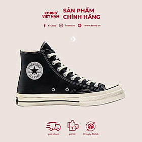 Hình ảnh Chuck 70 Black High | Giày Converse Đen 1970s Cổ Cao 162050C