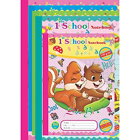 Combo5 quyển Vở ô ly Hổ Nhí - 80 trang; MS: 038